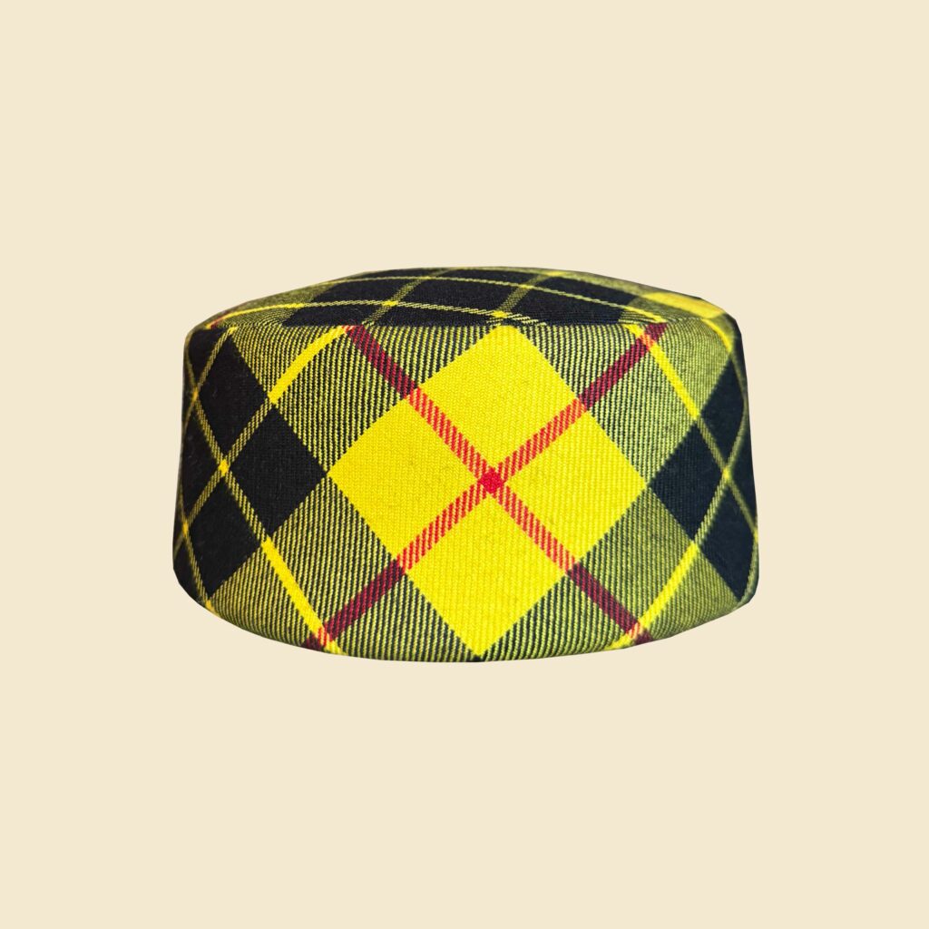 Pill Box Tartan Yellow
