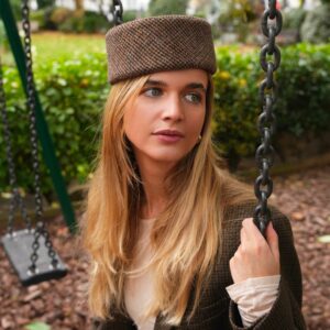 Pill Box Harris Tweed