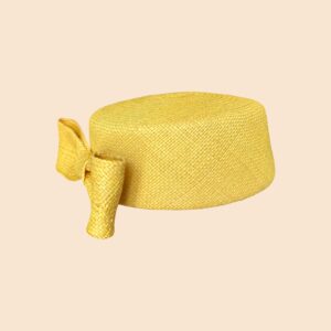Pill Box Giallo Bow