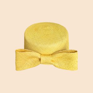 Pill Box Giallo Bow