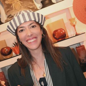 Sailor Hat White&Blue Stripes