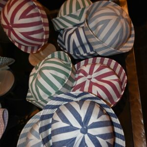 Sailor Hat White&Blue Stripes